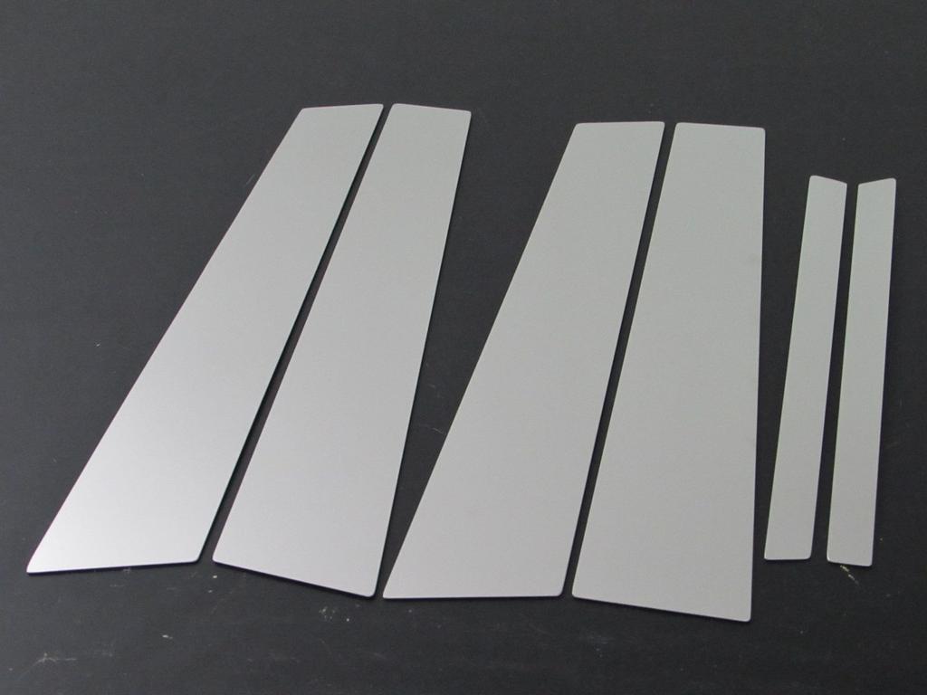 BRIGHTZ Stainless Steel Plated Pillar Panels for and LS600hL and Compatible with Visors Ultra-Mirror (6-Piece Set) LS460, LS460L, LS600h, (UVF45,