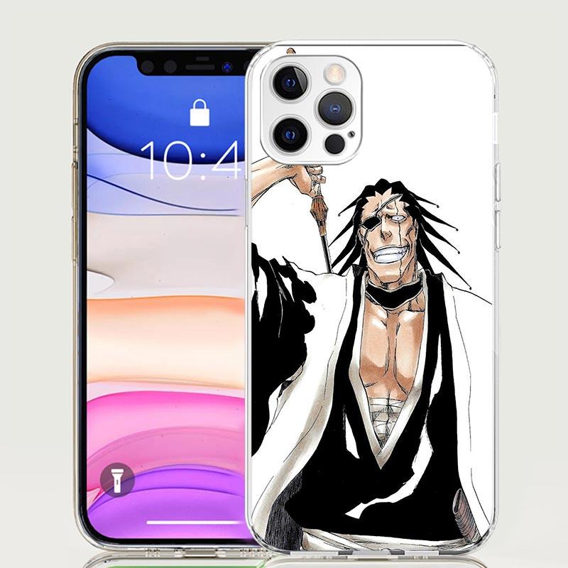 Чехол для телефона Bleach с изображением Зараки Кенпачи для iPhone 17 Air 16 15 Plus 11 14 Pro Max 13 Mini 12 7 8 + SE Узор Арт Индивидуальный чехол 17