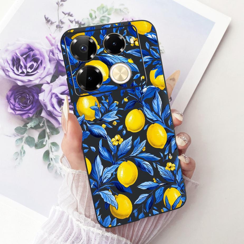 For Infinix Note 40 40X 5G Case X6852 New Butterfly Painted Cover Soft Silicone Case For Infinix Note 40 Pro Plus Note40 X Shell