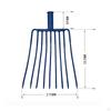 Stone Fork Head Welded MultiTine Wide Fan Shape Agricultural Implement