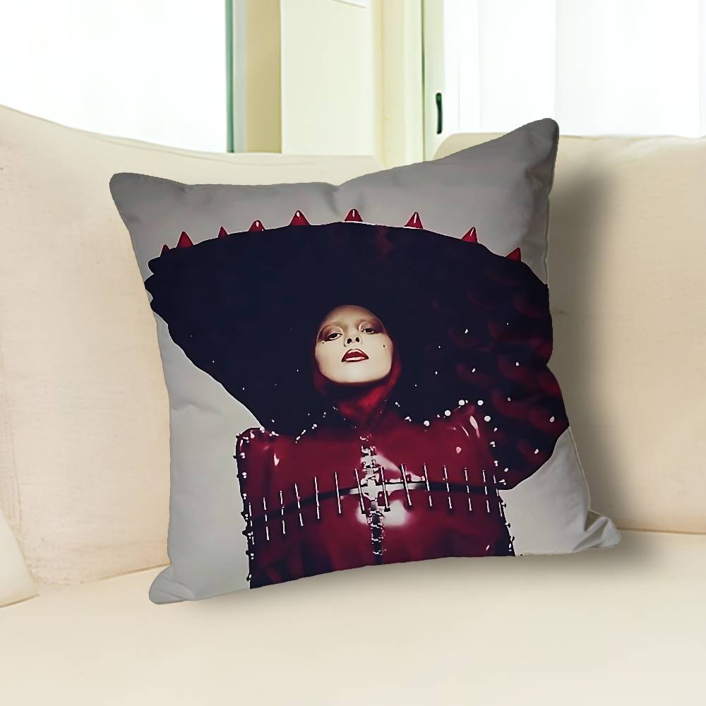Певец Л-Леди Гага Мэйхем Аниме Знаменитость Товар Универсальная Наволочка с Принтом Декор для Дивана Автомобиля Офиса Защитник