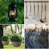 HARFINGTON 2pcs Long S Hooks 12 Inch Extra Long Metal S-Shaped Hanging Hooks High Manganese Steel S Hanger Storage Organizing Tool for Kitchen Garden