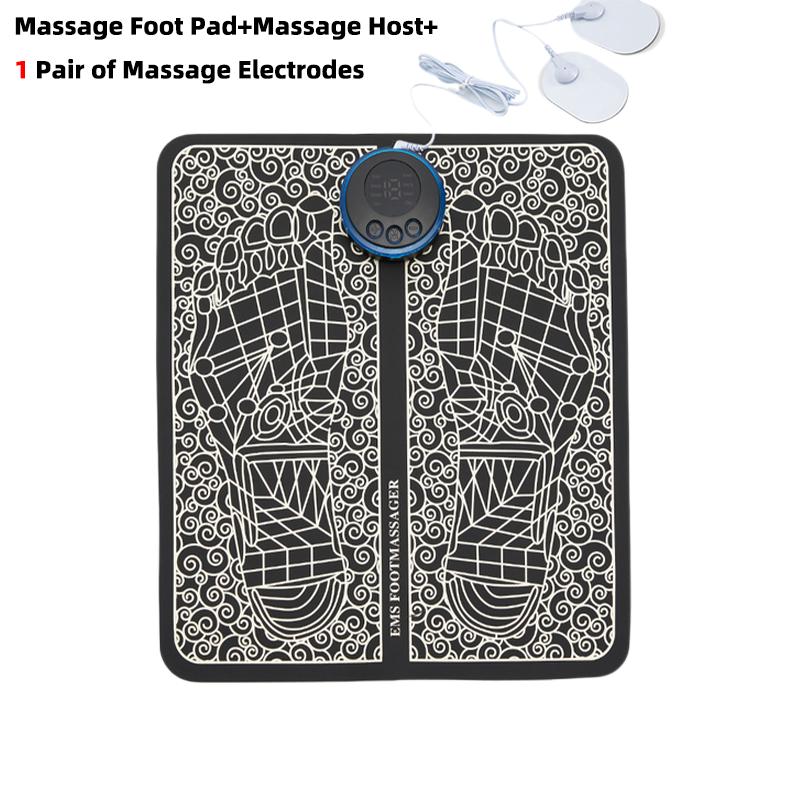 EMS Массажная подушка для ног Электрическая складная массажная подушка с USB-зарядкой EMS