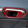 Red Carbon Fiber 2 Door Handle Sticker Trim For Honda Civic 2006-2011
