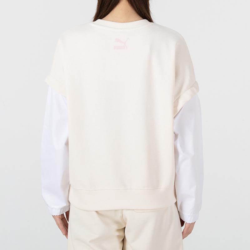 Puma 2-Fer Графический жилет с логотипом в стиле пэчворк Женские топы Off-White 536092-99