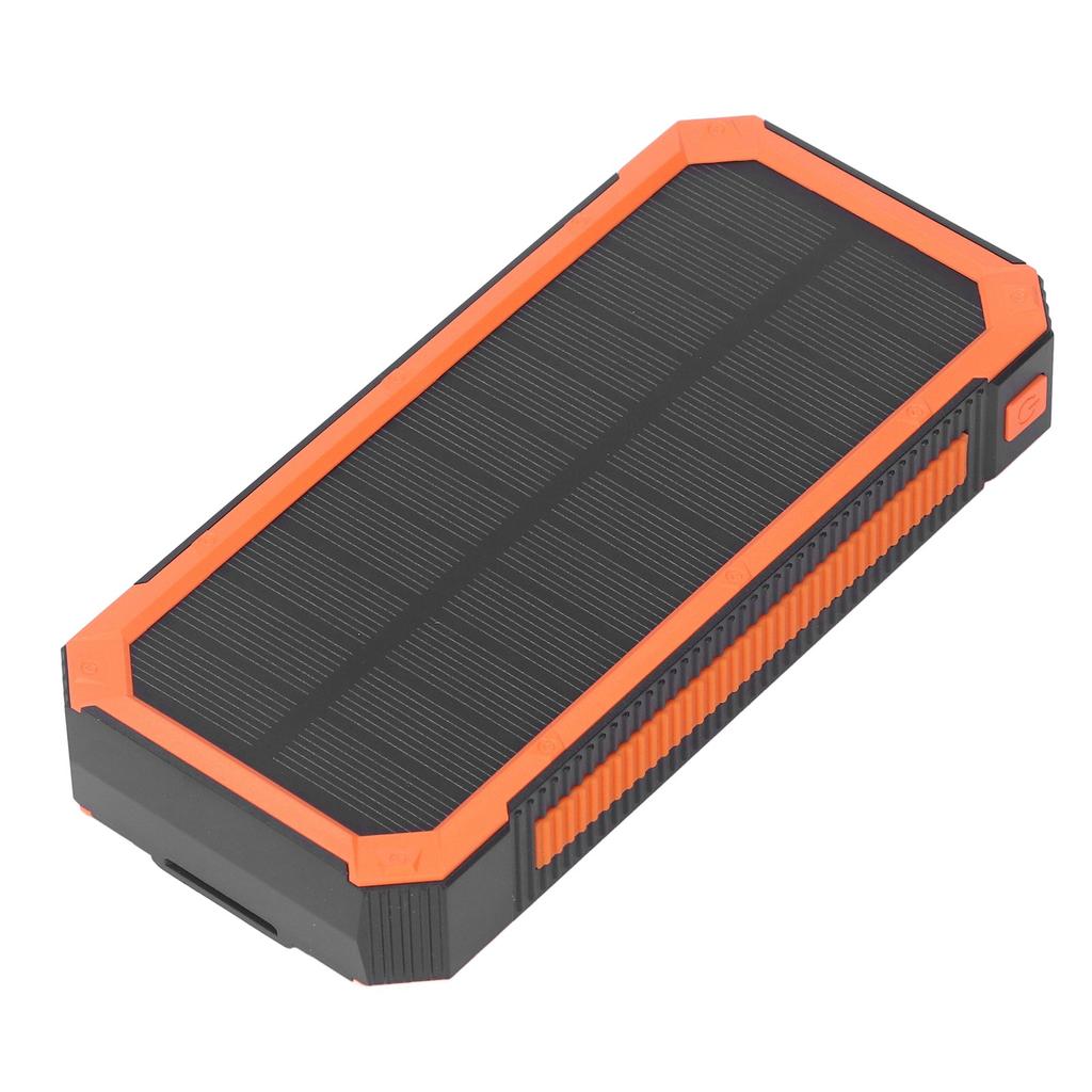 Солнечный внешний аккумулятор Orange 30000mAh 10W Беспроводная зарядка PD Быстрая зарядка SOS Функция светодиодный свет Солнечный