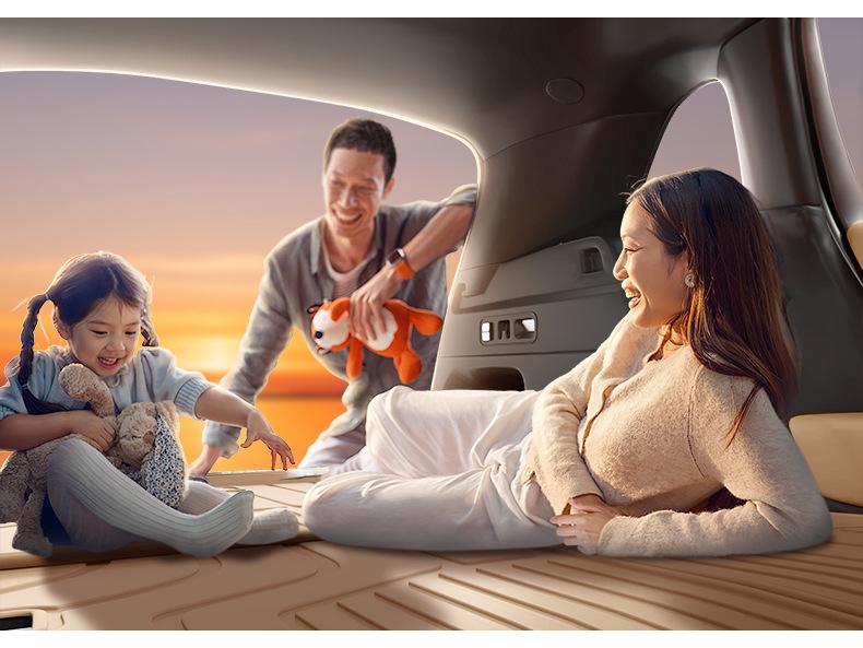 Коврик в багажник TPE25 для Wuling Xingguang 730 7-местный: Декоративный коврик для пола автомобиля