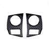 2Pcs Carbon Fiber Steering Wheel Button Frame Cover For Toyota Corolla 2014-2018