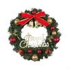 Рождественский венок искусственный цветочный домашний декор подвесной входной двери зима