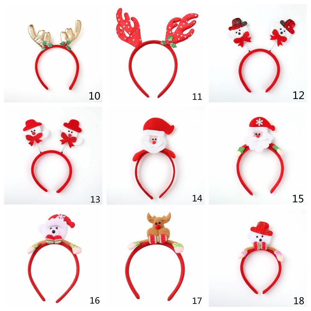 Ornaments Tree Antlers Reindeer Headwear Christmas Headbands Christmas Decorations Xmas Hairband