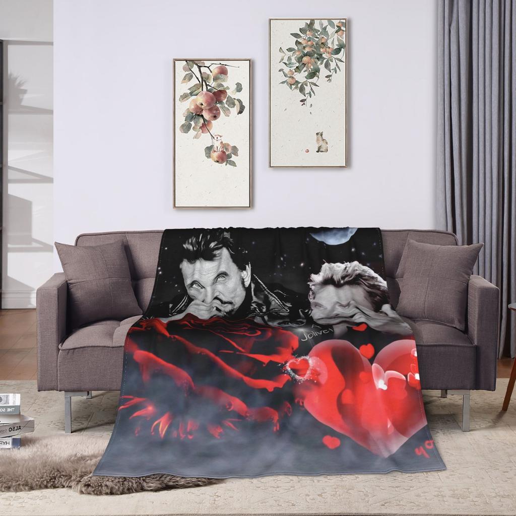 Плед Звезды Рока Джонни Халлидея Качественное Теплое Постельное Белье Пледы Зимние Декоративные Диван Кресло Узор Покрывало