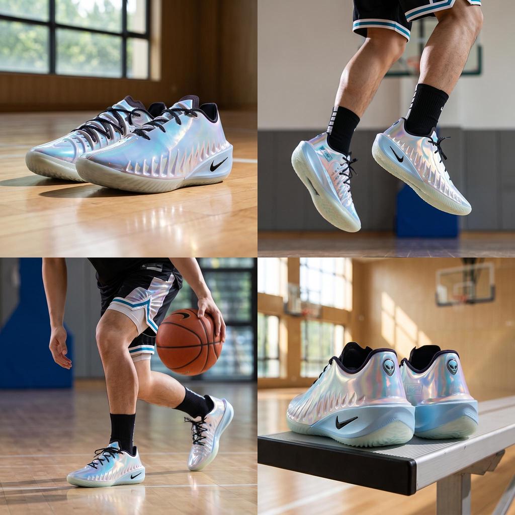 Nike G.T. Cut 4 Basketball Shoes Unisex Glacier Blue Asian Version IB6731-910