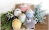 SunLemon Powabiyori Owl WH Small Plush Toy, 10x10x9cm, Fluffy Animal, Cute Bird, Soothing, Wool-Like Fabric, P-1613