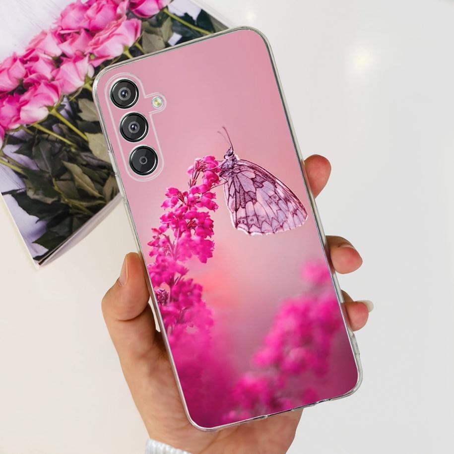 For Samsung Galaxy M15 5G Case SM-M156B Luxury Marble Clear Silicone Soft TPU Phone Cover For Samsung Galaxy F15 5G