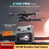 2025 NEW V168 Upgraded Screen Controll Drone 8K Camera 5G Image Transmission With Obstacle Avoidance Brushless Motor Quadcopter Toy