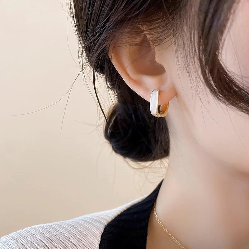 Квадратные серьги-клипсы для женщин, серьги-клипсы с нишевым дизайном