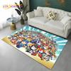 Megaman Cartoon Rockman Retro Games Carpet Rug for Home Living Room Bedroom Sofa Doormat Decor,Child Area Rug Non-slip Floor Mat