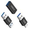 USB-адаптер «мама/папа» на USB Type C, конвертер подключения USB3.0 для зарядки мобильного телефона, ноутбука, передачи данных