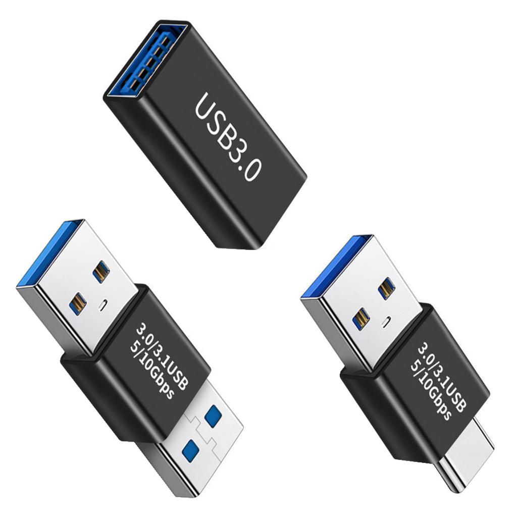 USB-адаптер «мама/папа» на USB Type C, конвертер подключения USB3.0 для зарядки мобильного телефона, ноутбука, передачи данных