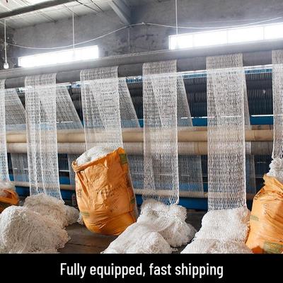 Белая нейлоновая защитная сетка для строительства, защиты балконов и лестниц от падений