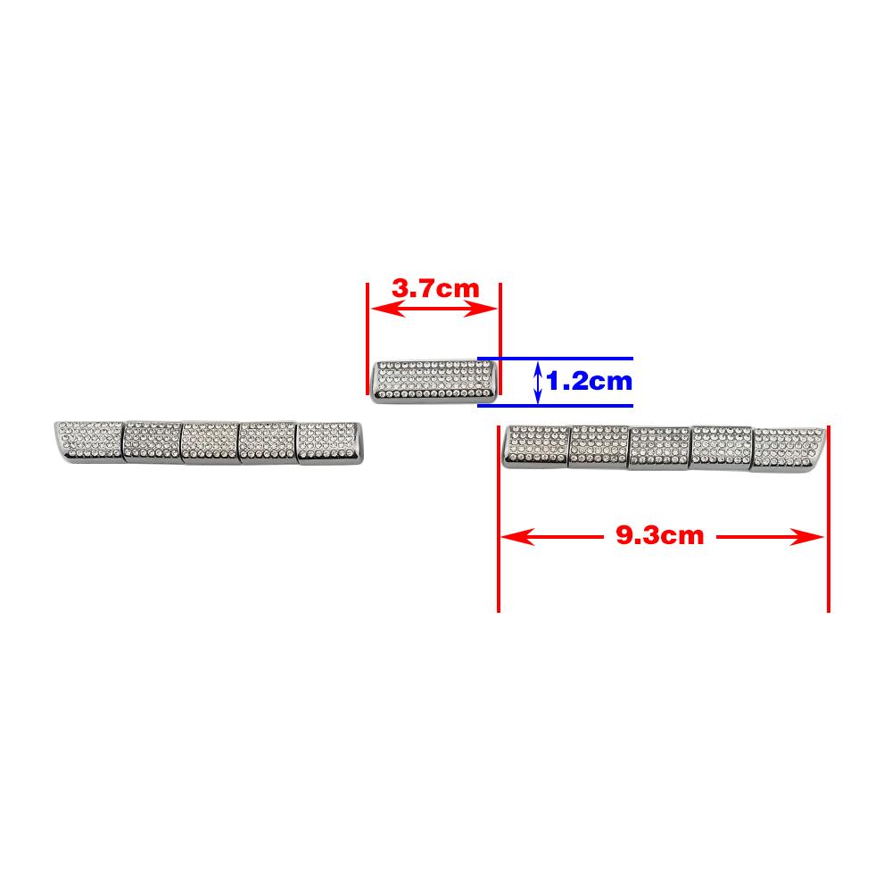 For Mercedes Benz C Class W205 2015-2018 Central Console Air Condition AC Adjust Button Switch Refit Crystal Diamond Decal Trim