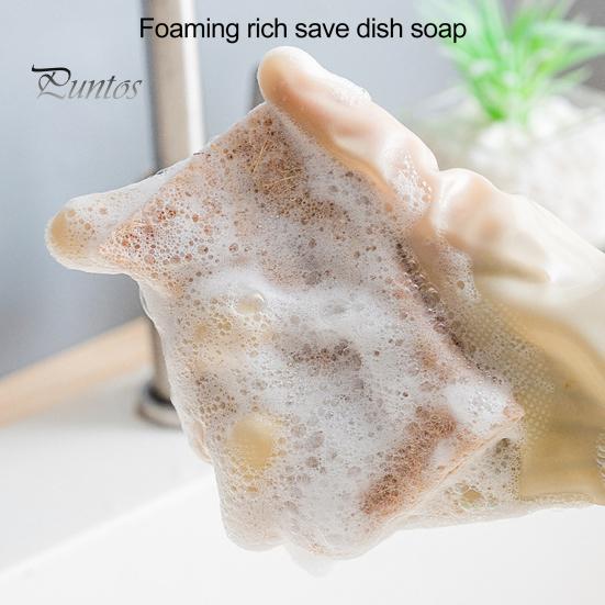 12 шт. натуральная кухонная губка с кокосовым скребком биоразлагаемая компостируемая целлюлозная губка для посуды домашняя кухня Essential