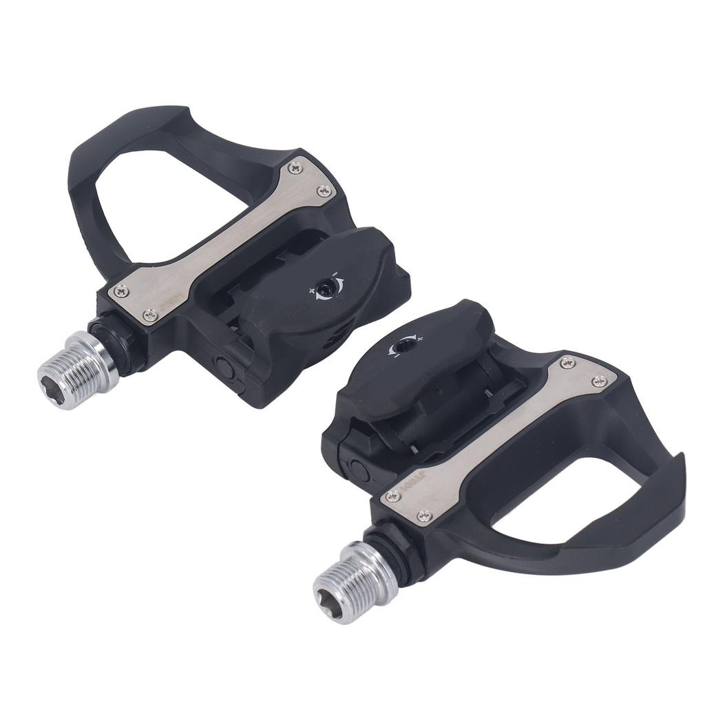 Bicycle Locking Pedals Aerodynamic Cycling Bearing Cleats Self Locking Pedal with Cleats Set for