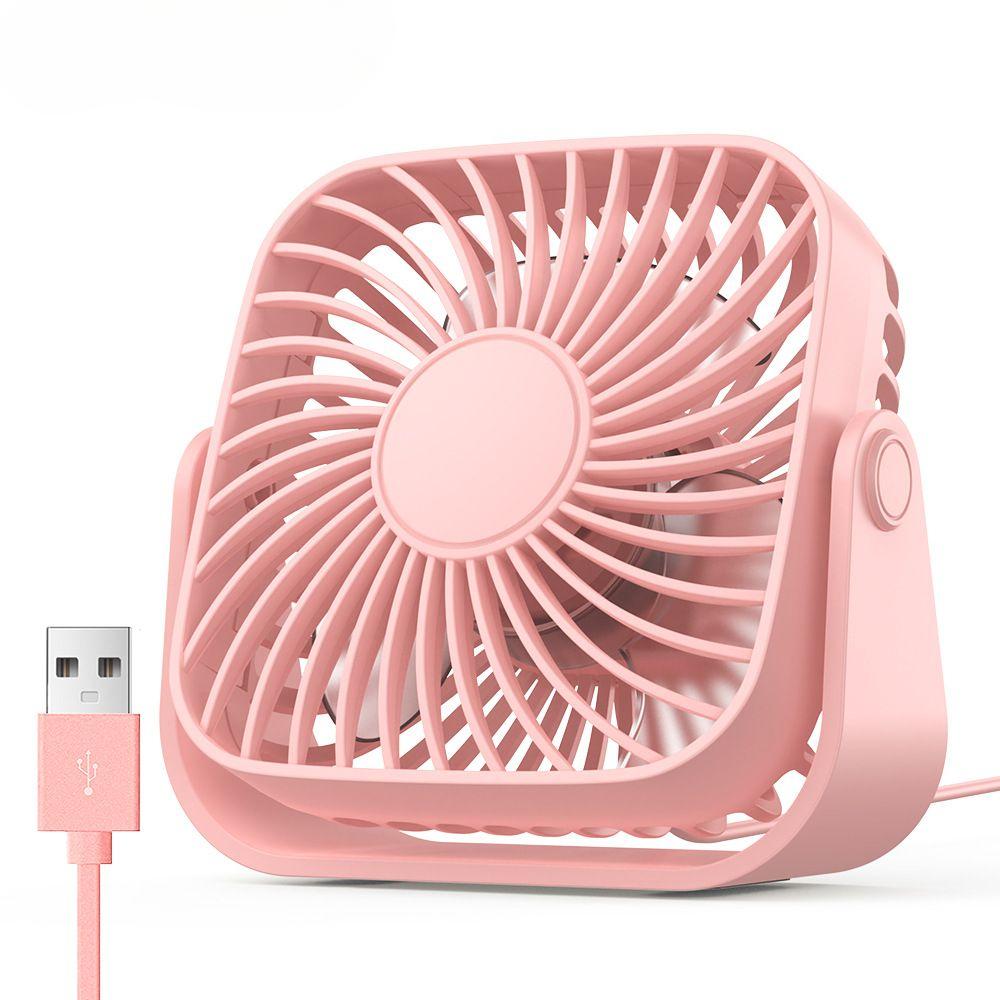 K50 Мини USB Настольный Вентилятор 3 Скорости Регулируемый Бесшумный Охлаждающий Портативный Офисный Настольный Вентилятор Питание от USB 4 Цвета Домашний Общежитие Столешница