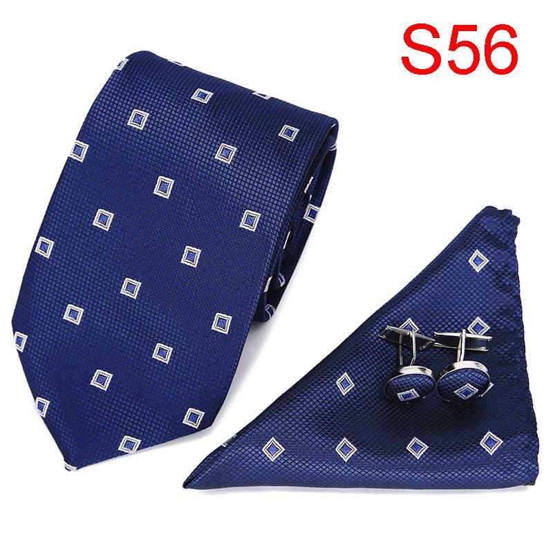 7,5 см деловой мужской галстук набор, полиэстеровый галстук свадебный подарочная коробка