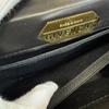 Givenchy Женская сумка из черной кожи с кнопкой-логотипом и верхней ручкой Б/у