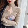 2024 Women Sweaters Pullovers Women's Autumn Winter Turtleneck White Knitted Fashion Top Spring Autumn Basic Wear Sweater Tops