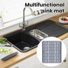 Silicone Sink Mat Multifunctional Anti-slip Insulating And Draining Kitchen Pad for Effective Sink Protection