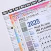 Организация Планирование 2025 Настенный Календарь Планировщик 365 Дней План Контрольный Список Лист Студент