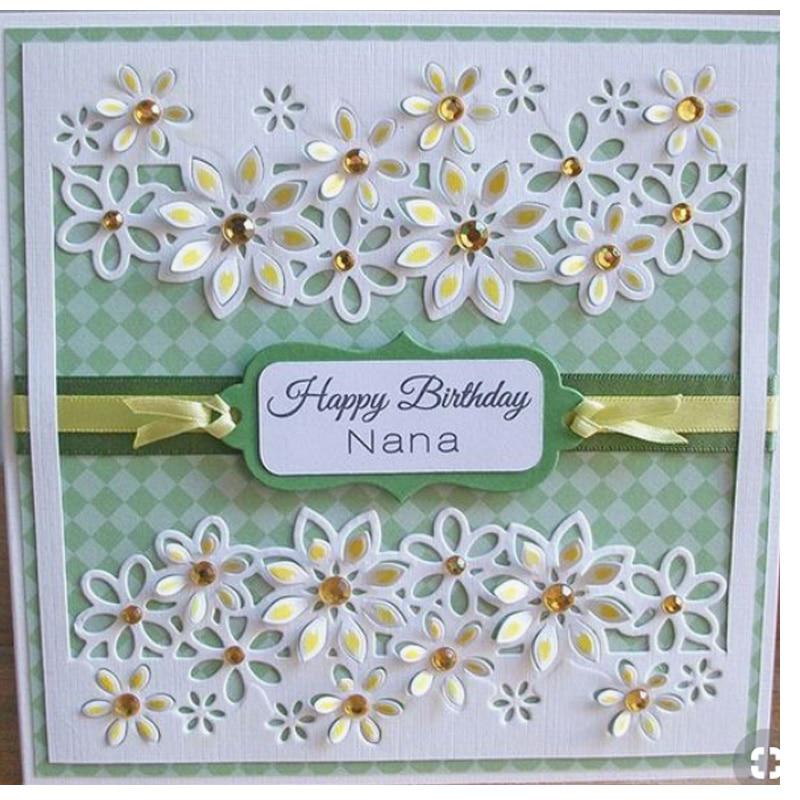 Stamps Scrapbooking Metal Die Flower Border Etched Cutting Dies Cut Album Photo Craft Embossing
