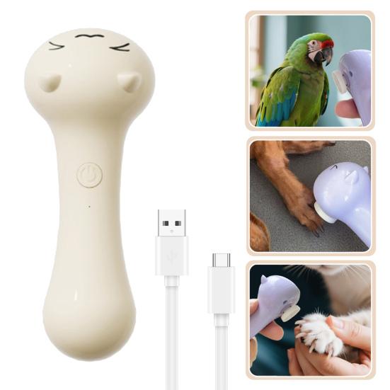 Electric Nail Grinder Baby Nail File Set Safe Nail Trimmer with 6 Grinding Head Replacement Pads USB Rechargeable Nail Clipper for Newborns Infants