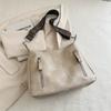 Элегантная минималистичная сумка-тоут 2024 Стильная корейская большая вместительная сумка на плечо
