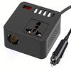 Автомобильный инвертор мощности 150 Вт с портами USB и Type-C DC 12V 24V в AC 110V 220V Автомобильный инвертор Автомобильный преобразователь мощности для ноутбука компьютера