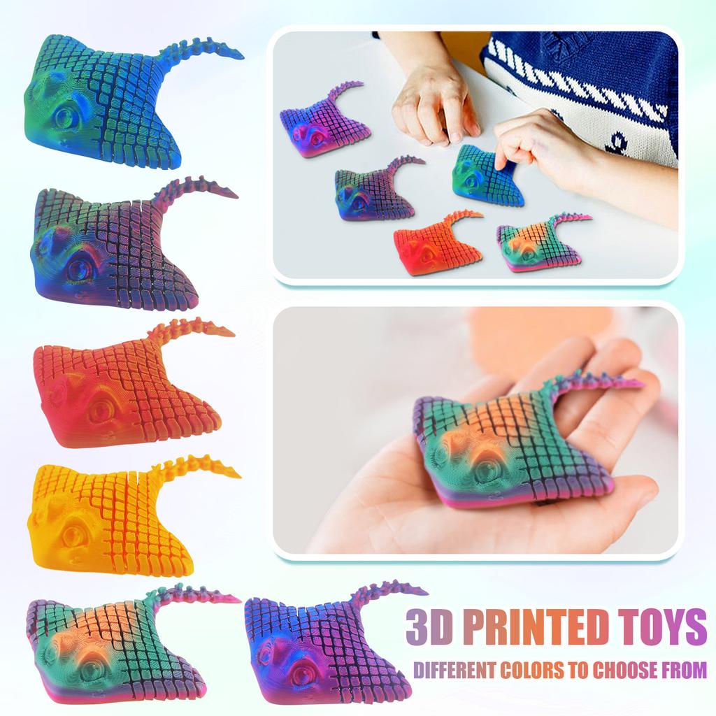 3D Printed Movable Toy, With Movable Joints, 3D Printed Toy Decoration, Stress Relief, Movable