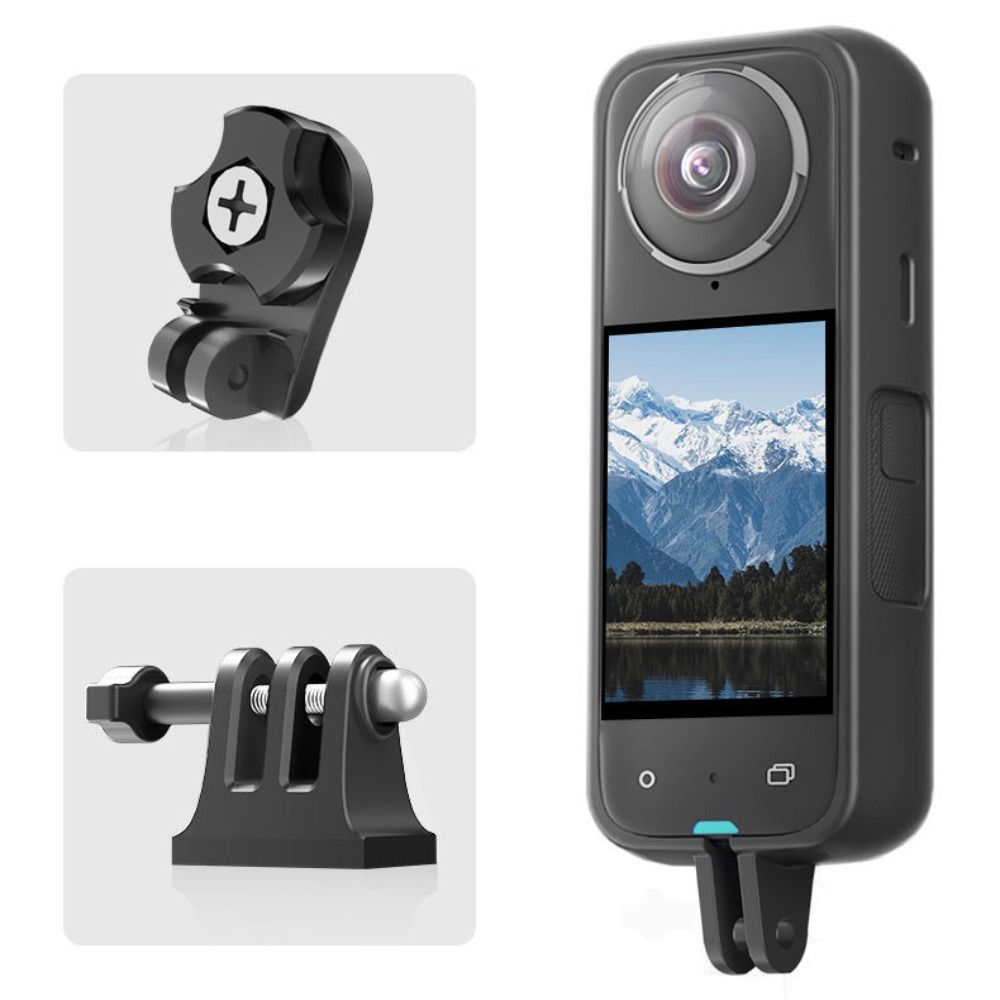 Open Side Design Sports Camera Frame PC Material Cover for Insta360 X4 X5 Travel Vlogging