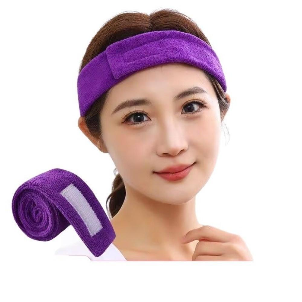 Adjustable Facial Headband Face Washing Beauty Head Wrap Fashion Make Up Wrap Head Towel Skincare