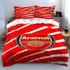 Arsenal Logo Bedding Set Bedding set (1 duvet cover, 2 pillowcases, duvet not included)