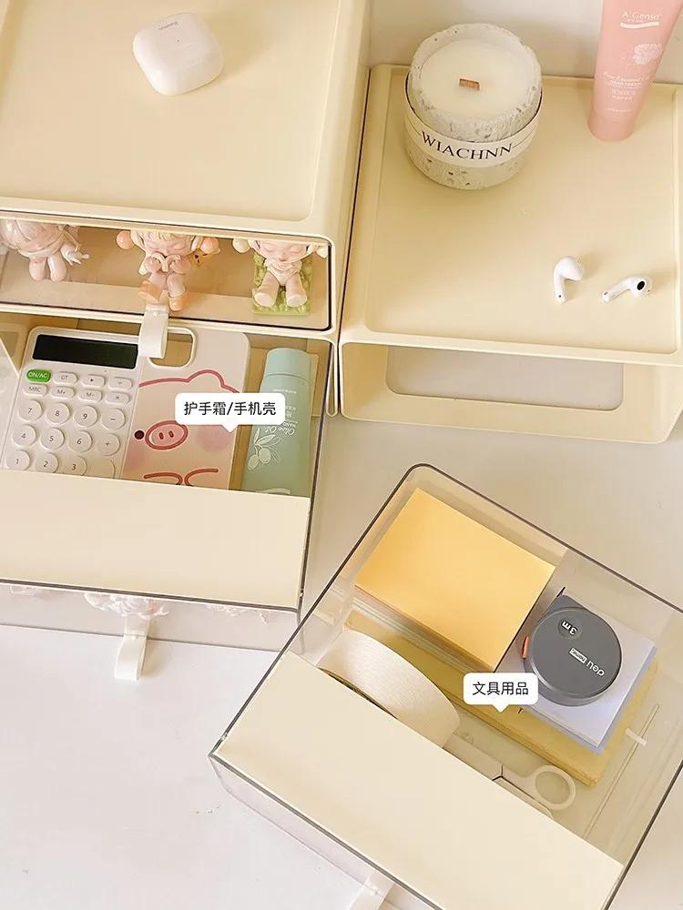 Полка-витрина для блайнд-боксов выдвижного типа, органайзер для канцелярских товаров, акриловый прозрачный настольный выставочный шкаф, коробка для хранения