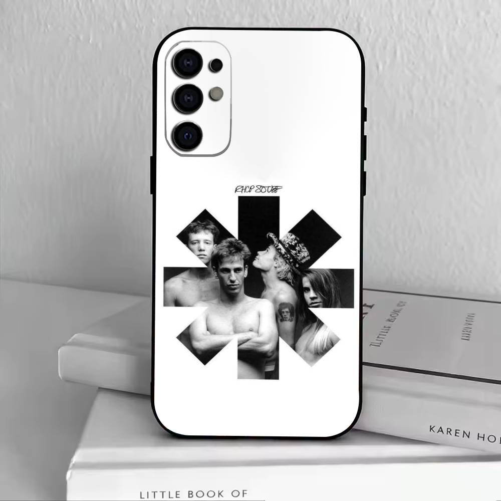 R-Red Hot Chili Peppers Чехол для телефона Черный Силиконовый Мягкий Для Samsung S25,S24,S21,S22,S23,S30,Ultra,S20,Plus,Fe,Lite
