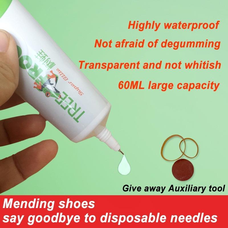 Клей для обуви Tree Frog, клей для резиновой обуви, прочный клей для обуви, водонепроницаемый клей для обуви 60 мл