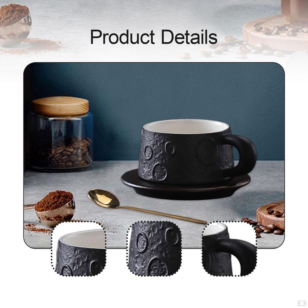 Керамическая кофейная чашка, чашка с ручкой, золотая ложка Shop, блюдце, игра, чай