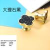 Handles Drawer Cabinet Furniture Kitchen Handles for Cabinet Knob Door Drawer Furniture Kitchen Knob Four-Leaf Clover Diamond