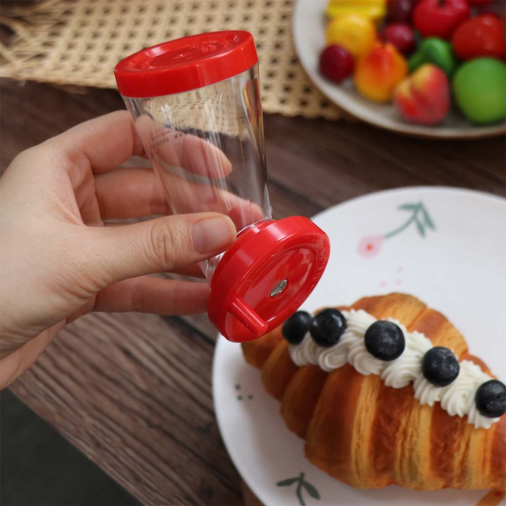Hand-Rotated Manual Sesame Grinder with Moisture-proof Cover Sesame Mill Bottle  Cooking