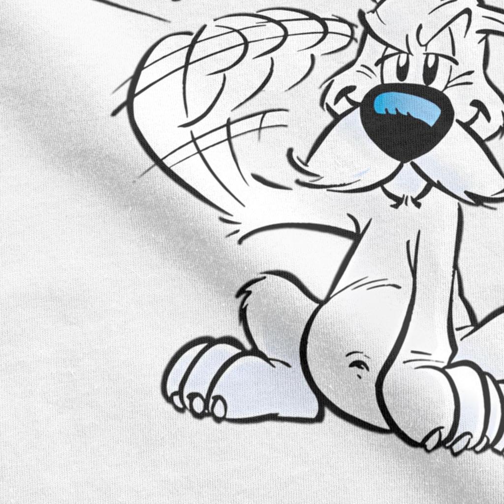 Футболка с изображением Астерикса и Обеликса для мужчин, футболки для отдыха из чистого хлопка, футболки с круглым воротом, футболки с коротким рукавом для взрослых