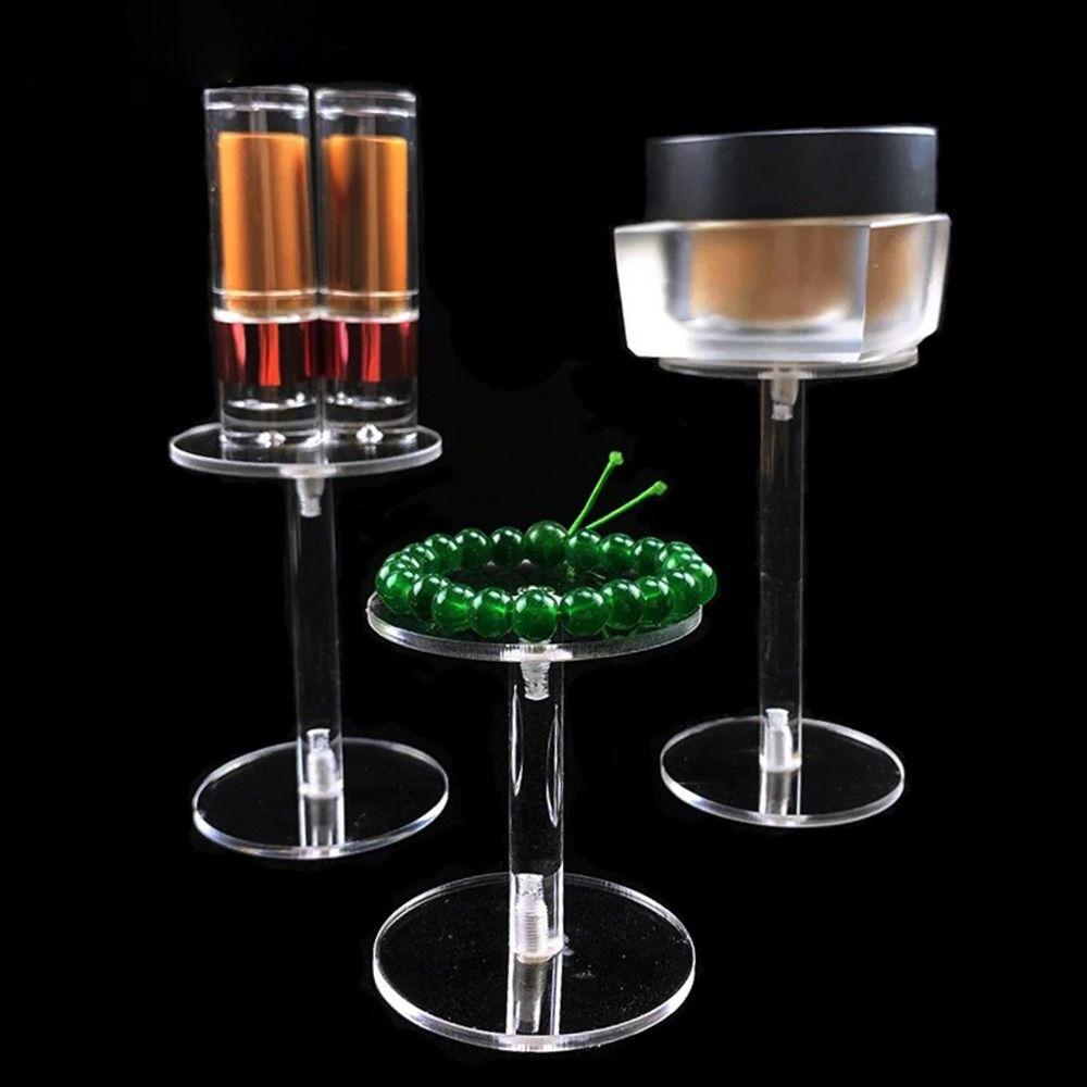 Acrylic Bracelet Organizer Round Watch Ornament Display Base Wedding Ring Display Case Tray Shelf