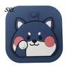 Silicone Floor Drain Cover Cartoon Dog Cover, Shower Tub Stopper with Drainage Hair Catcher Filter Holes, Sewer Anti-Odor Deodorizing Mat for Bathroom
